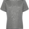 My Essential Wardrobe Lisa Striped Tee, sort/hvit