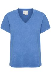 My Essential Wardrobe Hanne V-neck Tee, blå