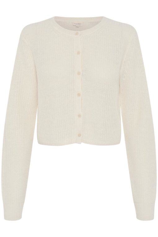 Part Two Gigia Cardigan, offwhite lin