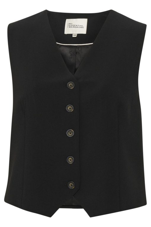 My Essential Wardrobe Yola Vest, sort