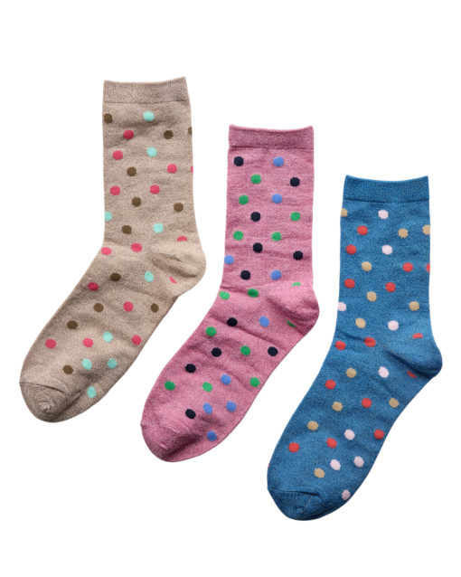 Nümph Nusascha Socks, 3 pk sokker, prikker