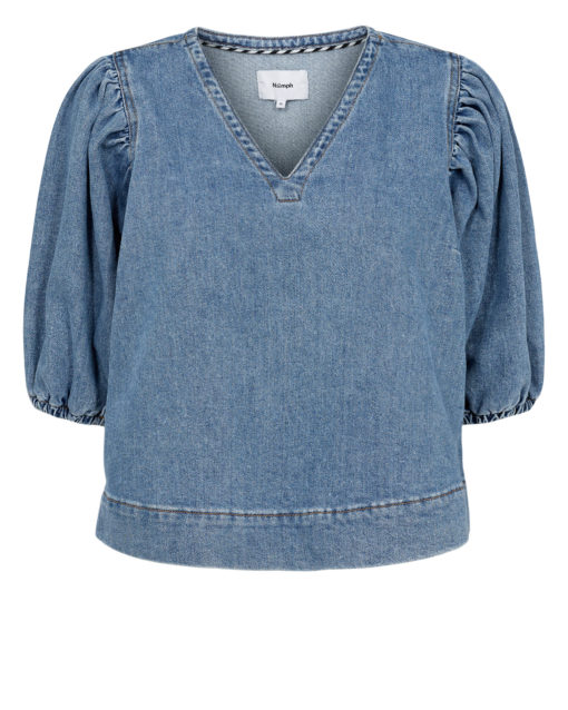 Nümph Nutoronto Blouse, denimblå