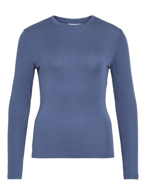 Vila Vialexia O-neck L/S Top, blå