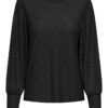 JDY Cathinka L/S Bellsleeve Top, sort