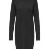 JDY Malou L/S O-neck Button Dress, sort