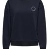 JDY Sally L/S O-neck Sweat JRS, marineblå