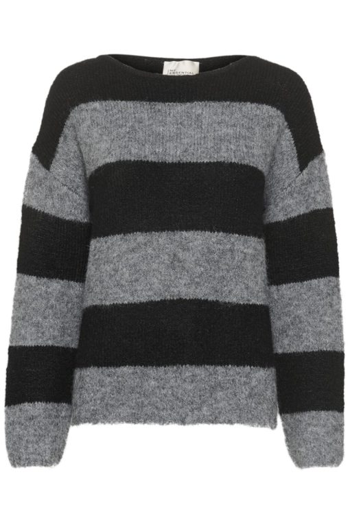 My Essential Wardrobe Meena Knit Pullover, stripet