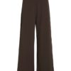 Vila Clava HW Wide Pants, brun