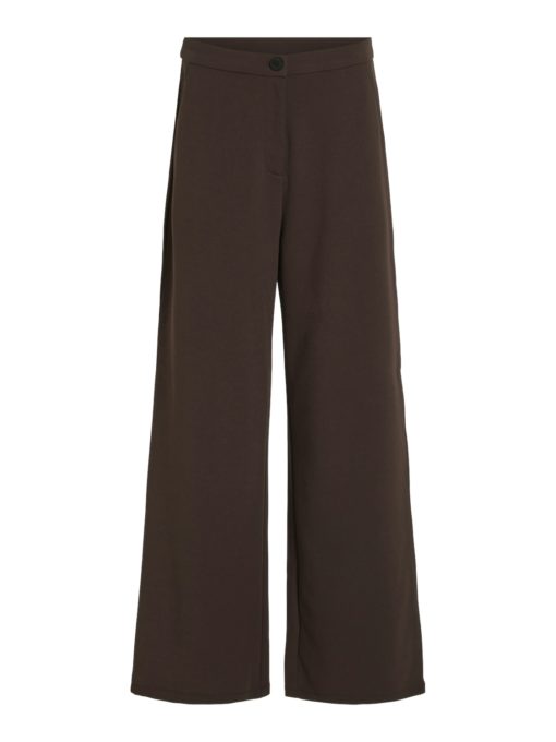 Vila Clava HW Wide Pants, brun