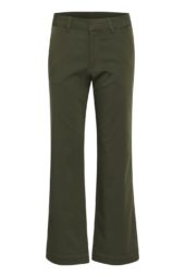 Kaffe KAlea Flared Chino Pant, grønn