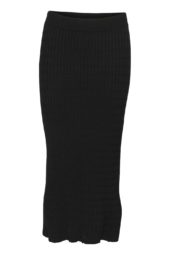 Kaffe KAsilla Knit Skirt, sort