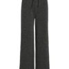 Vila Vimany HW Loose Pant, mørk grå