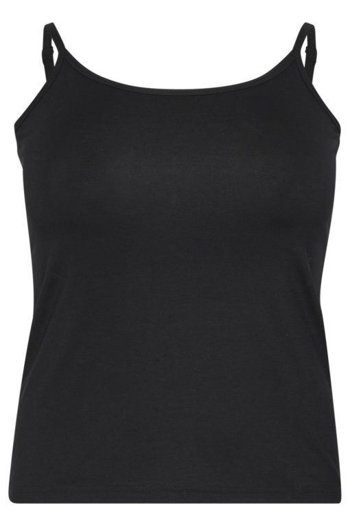 Kaffe Curve KCjena Strap Top, sort