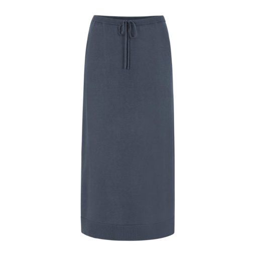 Soft Rebels Epira Midi Skirt Knit, blågrå