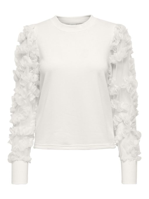 JDY Fairview l/s Sweat, offwhite