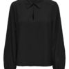 JDY Train l/s Collar Top, sort