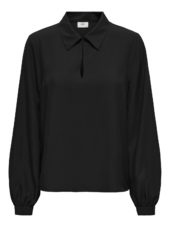 JDY Train l/s Collar Top, sort