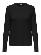 JDY Como l/s Bamboo O-neck, sort