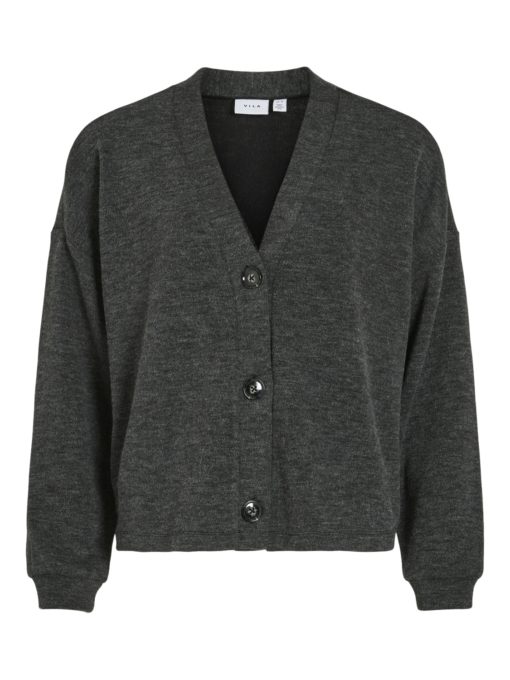 Vila Vimany l/s Cardigan, mørk grø