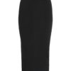 Vila Vicomfy Midi Knit Skirt, sort