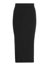 Vila Vicomfy Midi Knit Skirt, sort