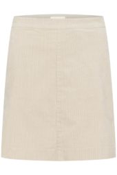 Part Two Lings Skirt, kordfløyel, beige