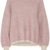 Kaffe KAellery Knit Pullover, beige/rosa