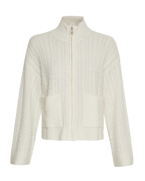 MSCH Blithe Hope Zip Cardigan, offwhite