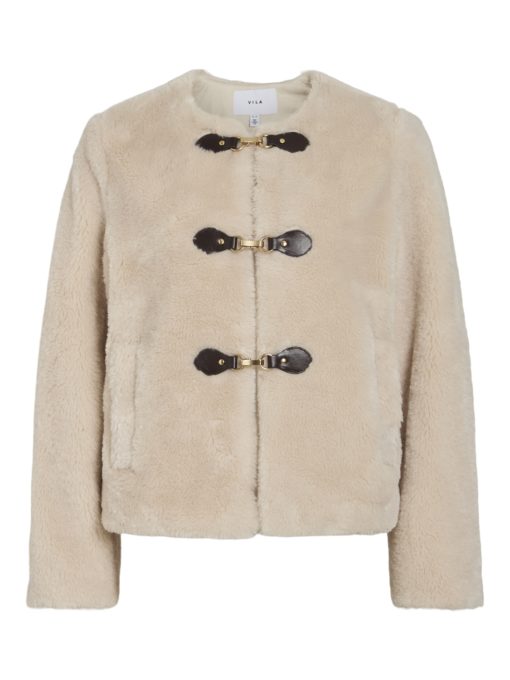 Vila Vishup L/S Short Jacket, beige