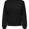 JDY Mila Life l/s Pullover, sort