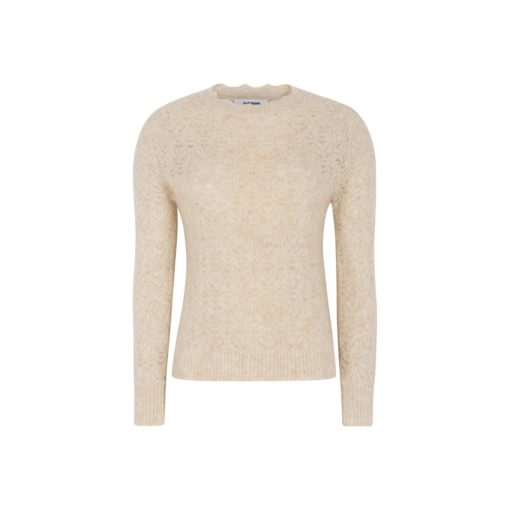 Soft Rebels SRJayden Highneck Knit, lys beige