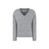 Soft Rebels Allison V-neck Knit, grå melert