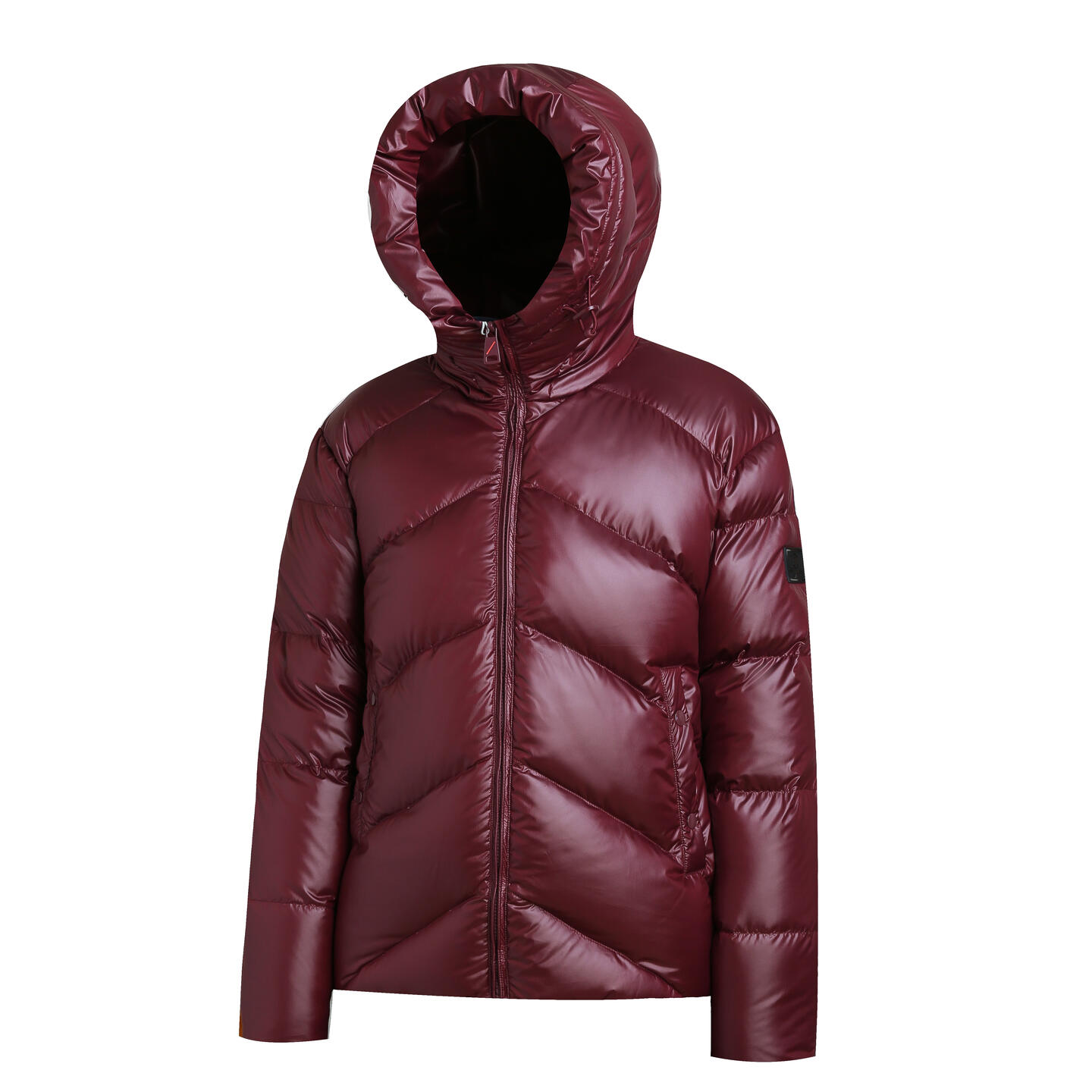 Vannucci Lady's down jacket, burgunder