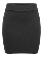 JDY Mila Life Short Skirt Knit, mørk grå