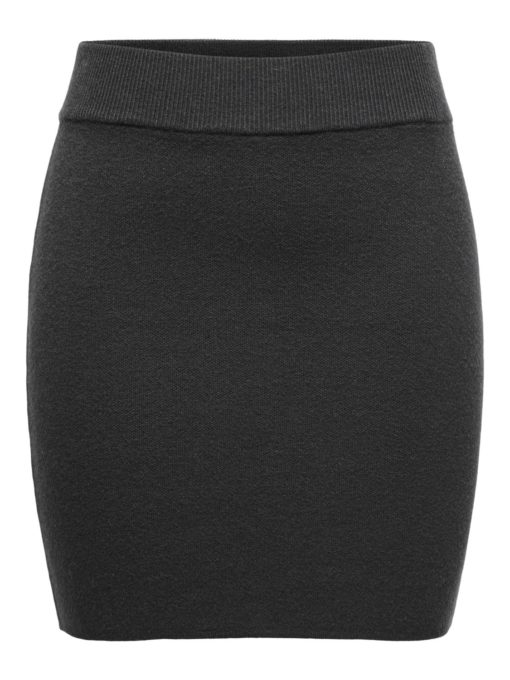 JDY Mila Life Short Skirt Knit, mørk grå