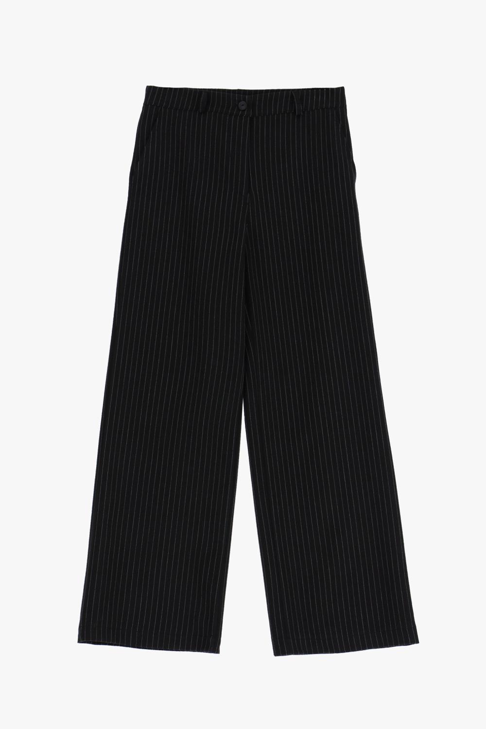 Pleace Stiped Pants, sort m/striper