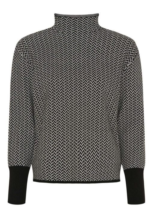 Isay Frigga multi knit, sort/hvit