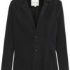 My Essential Wardrobe Ayo Shaped Blazer, sort demin