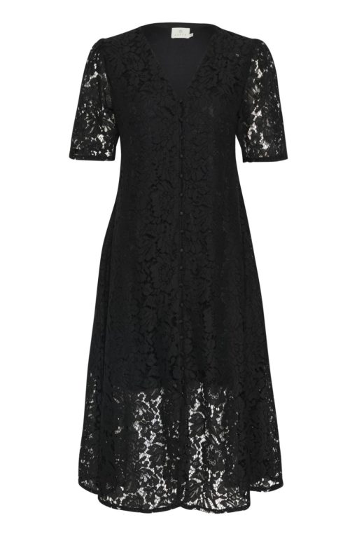 Kaffe KAnomi Lace Dress, sort