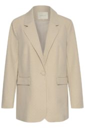 Kaffe KAbettany Blazer med stener, beige