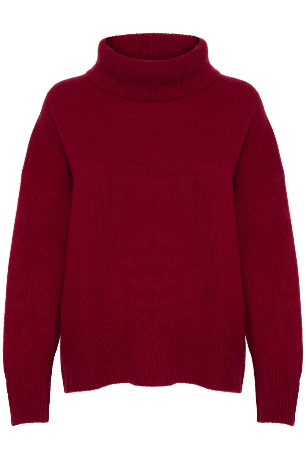 My Essential Wardrobe Huxi knit rollneck, rød