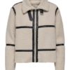 JDY Frosty Teddy short jacket, beige