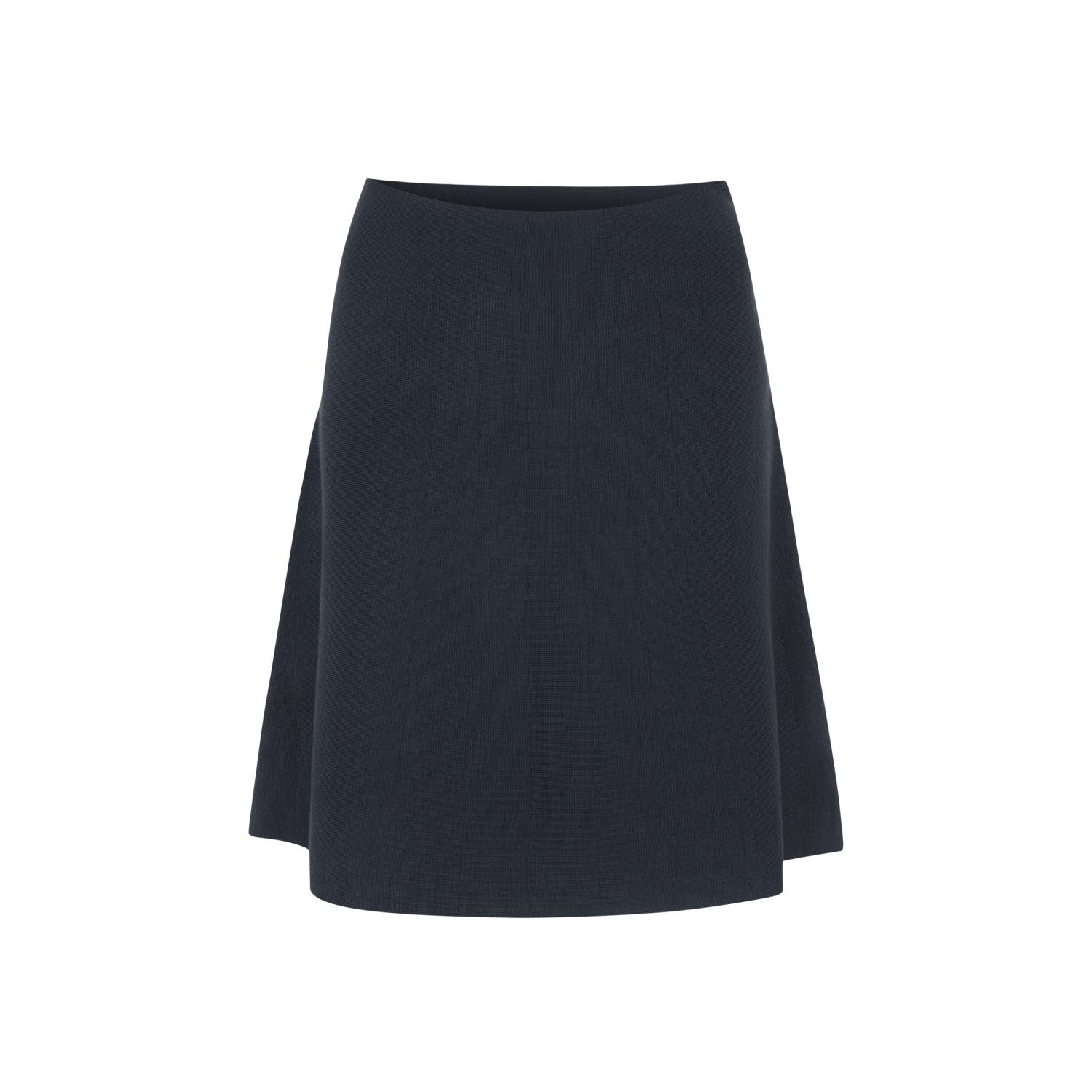 Soft Rebels Henrietta short skirt knit, marineblå