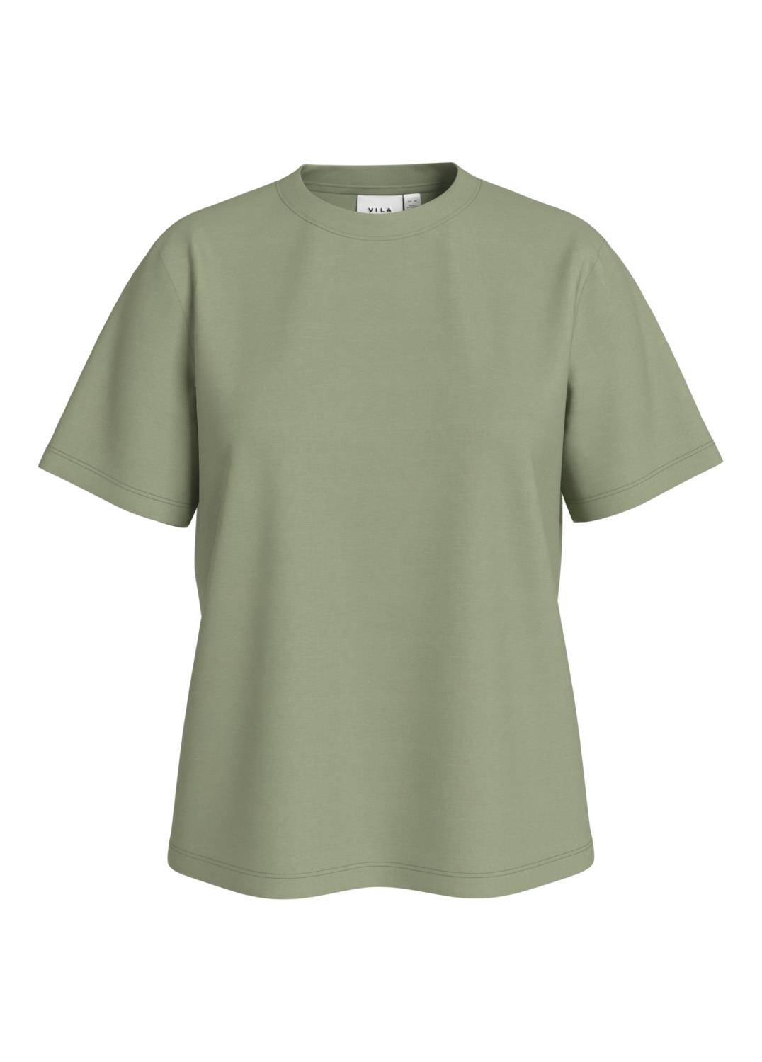 Vila Vinora s/s T-shirt, mosegrønn