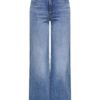 JDY Felina-Fina HW wide jeans, medium denimblå