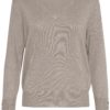 Kaffe KAlizza V-neck Pullover, beige