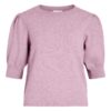 Vila Viril 2/4 sleeve O-neck knit top, rosa