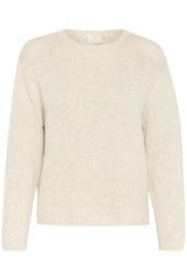 Kaffe KAgerdi Pullover, lys beige