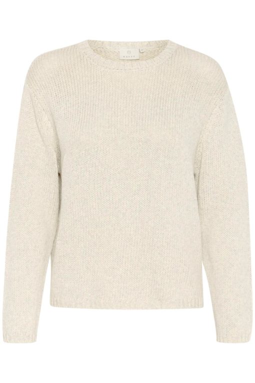 Kaffe KAgerdi Pullover, lys beige