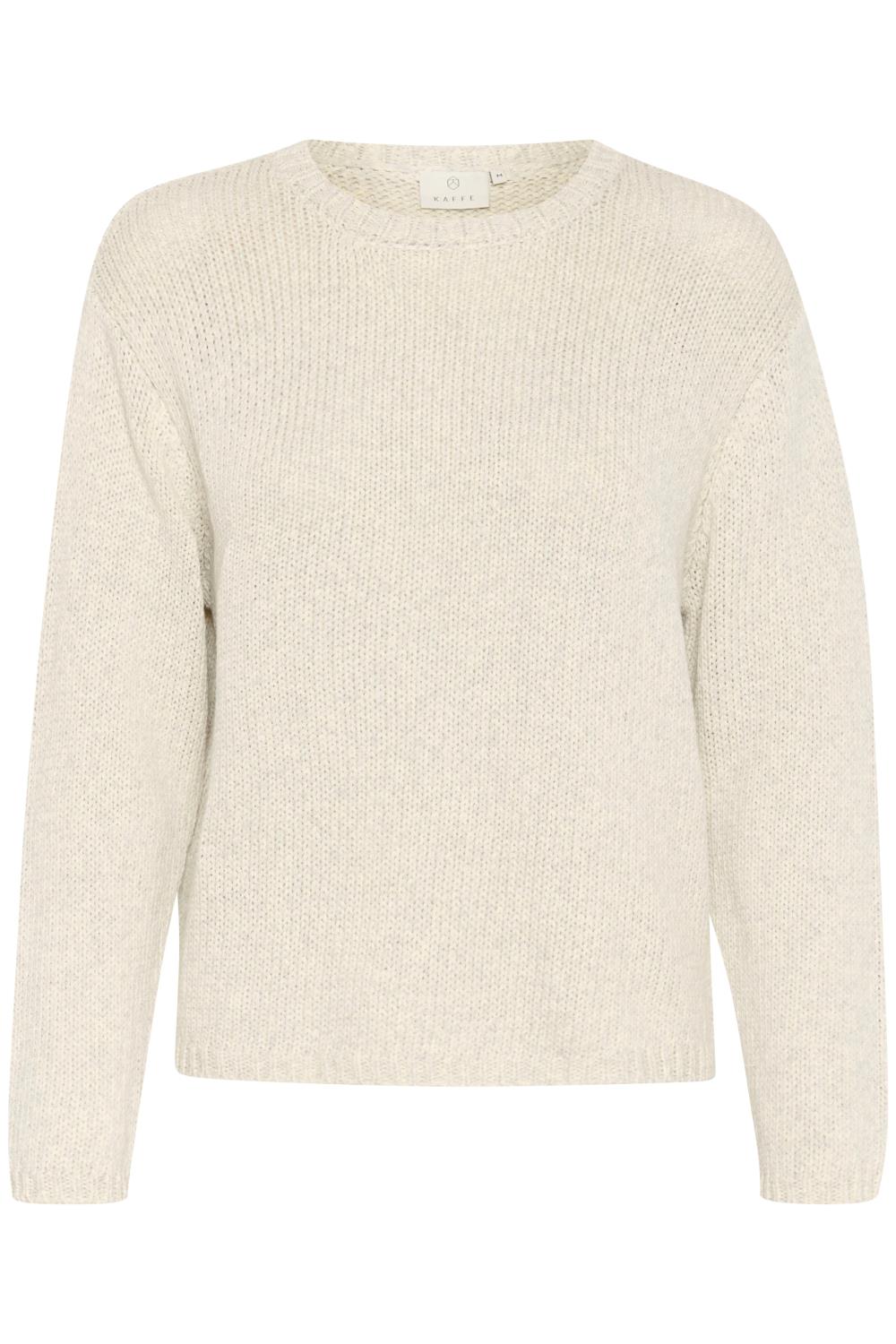 Kaffe KAgerdi Pullover, lys beige